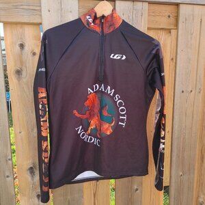 Louis Garneau adam scott Long Sleeve Cycling Jersey Half Zip Men's Medium